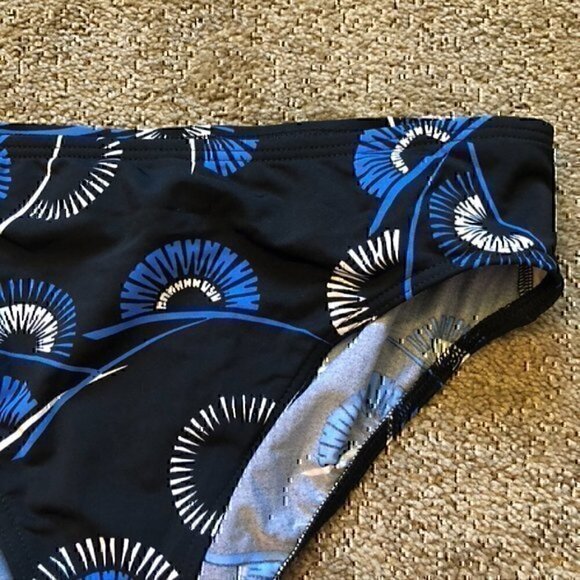 NEW NWT INC INTERNATIONAL CONCEPTS High Waisted Bikini Swimsuit Swim BOTTOM 14 - Picture 2 of 7